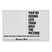 Guerrilla Girls Half the Picture leather card wallet